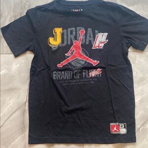 Jordan Kids Black Graphic T-Shirt